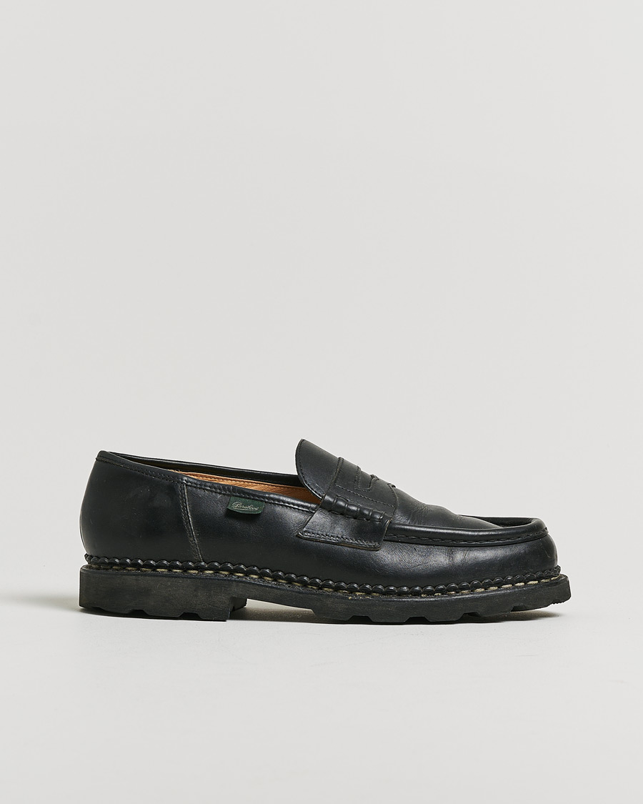 Heren | Pre-owned Goodyear genaaide schoenen | Pre-owned | Paraboot Reims Loafer Black UK9 - EU43