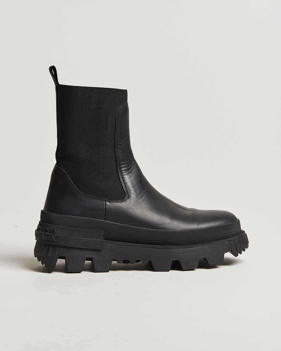 Heren | Moncler Neue Chelsea Boots Black 42 | Pre-owned | Moncler Neue Chelsea Boots Black 42