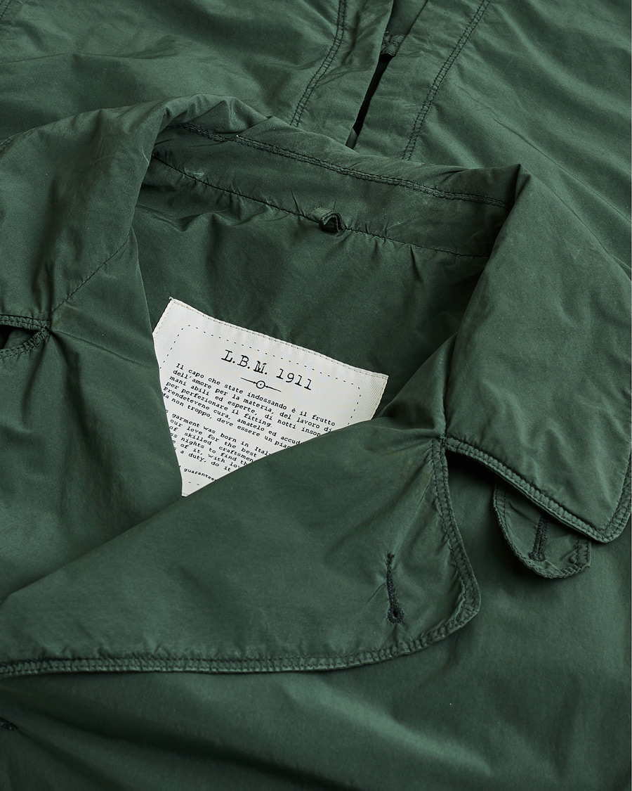 Heren | L.B.M. 1911 Water Repellent Trench Green 52 | Pre-owned | L.B.M. 1911 Water Repellent Trench Green 52