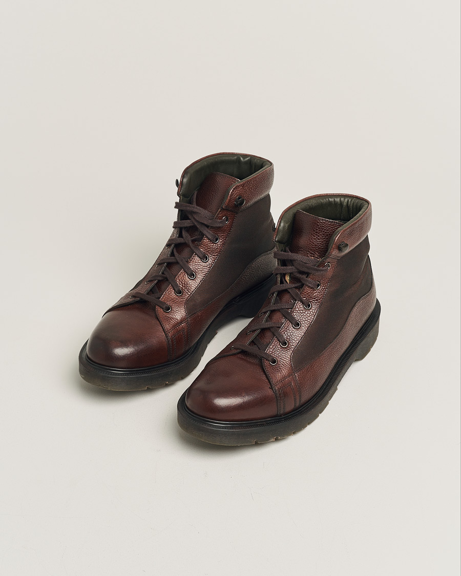Heren | Design Loake Trimble Heat Sealed Monkey Boot Dark Brown | Pre-owned | Design Loake Trimble Heat Sealed Monkey Boot Dark Brown
