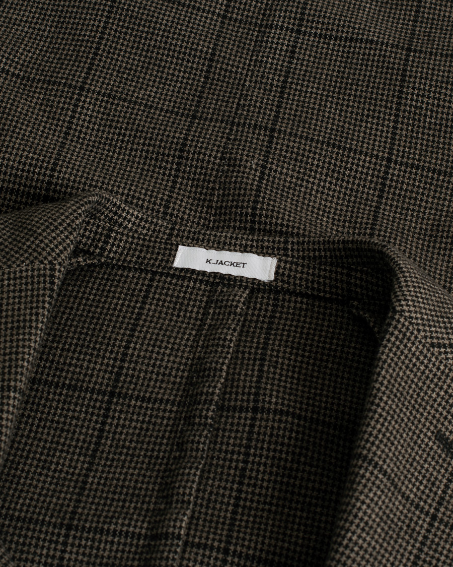 Heren | Blazers | Pre-owned | Boglioli K Jacket Wool Check Blazer Brown