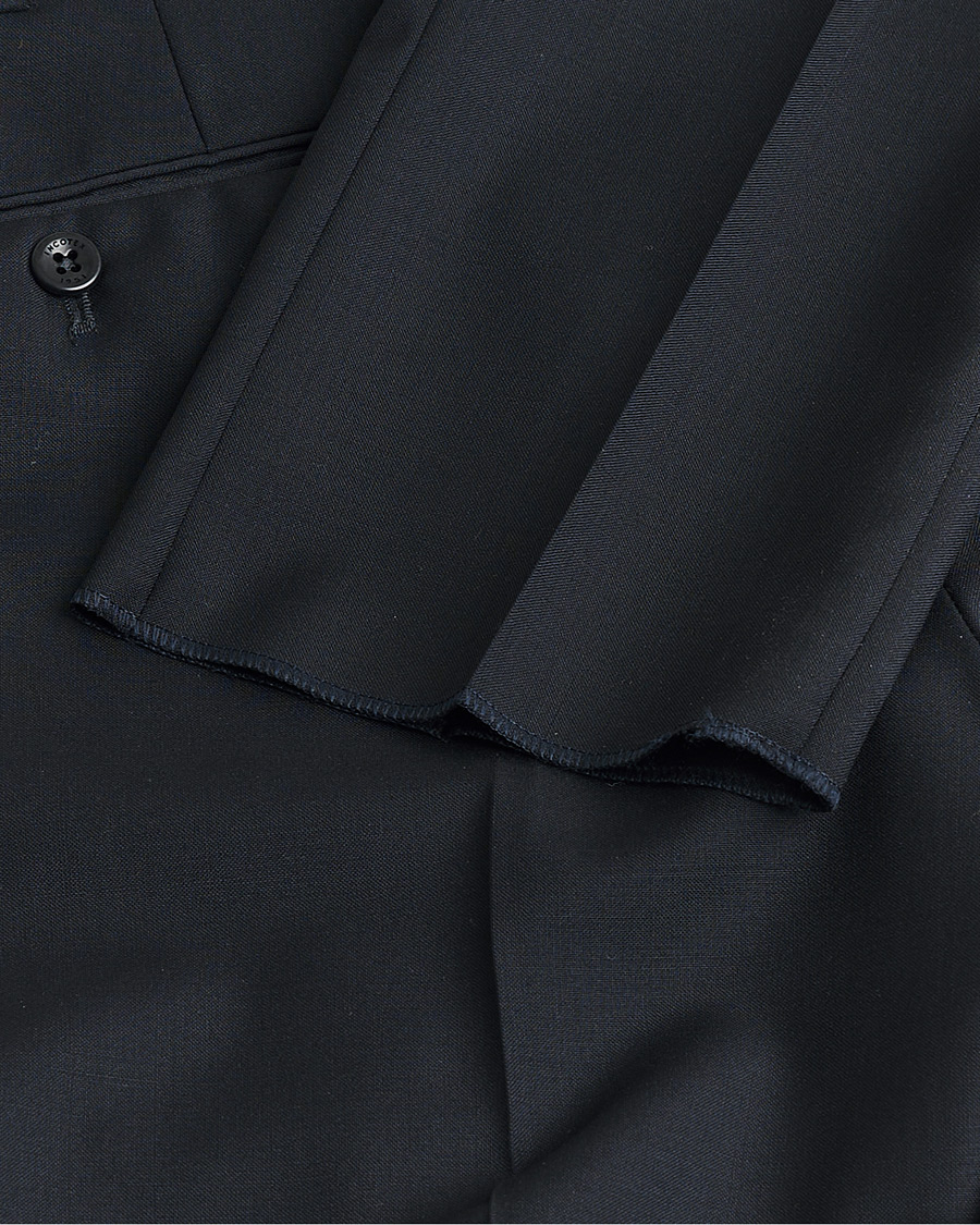 Heren | Pre-owned Broeken | Pre-owned | Incotex Slim Fit Tropical Wool Trousers Navy 48