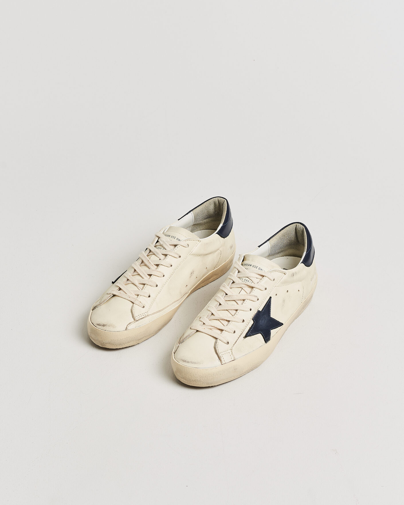 Heren | Pre-owned Schoenen | Pre-owned | Golden Goose Super-Star Sneakers Beige/Midnight 41