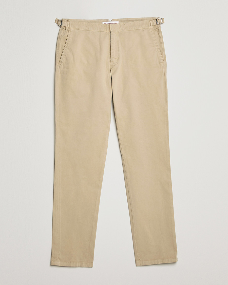Heren | Pre-owned Broeken | Pre-owned | Orlebar Brown Fallon Stretch Cotton Chinos Sand Dune W32