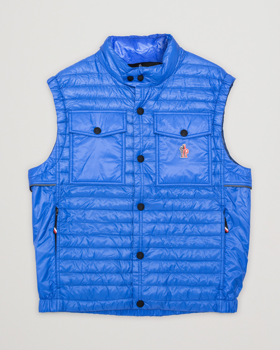 Heren | Jassen | Pre-owned | Moncler Grenoble Padded Vest Clear Blue