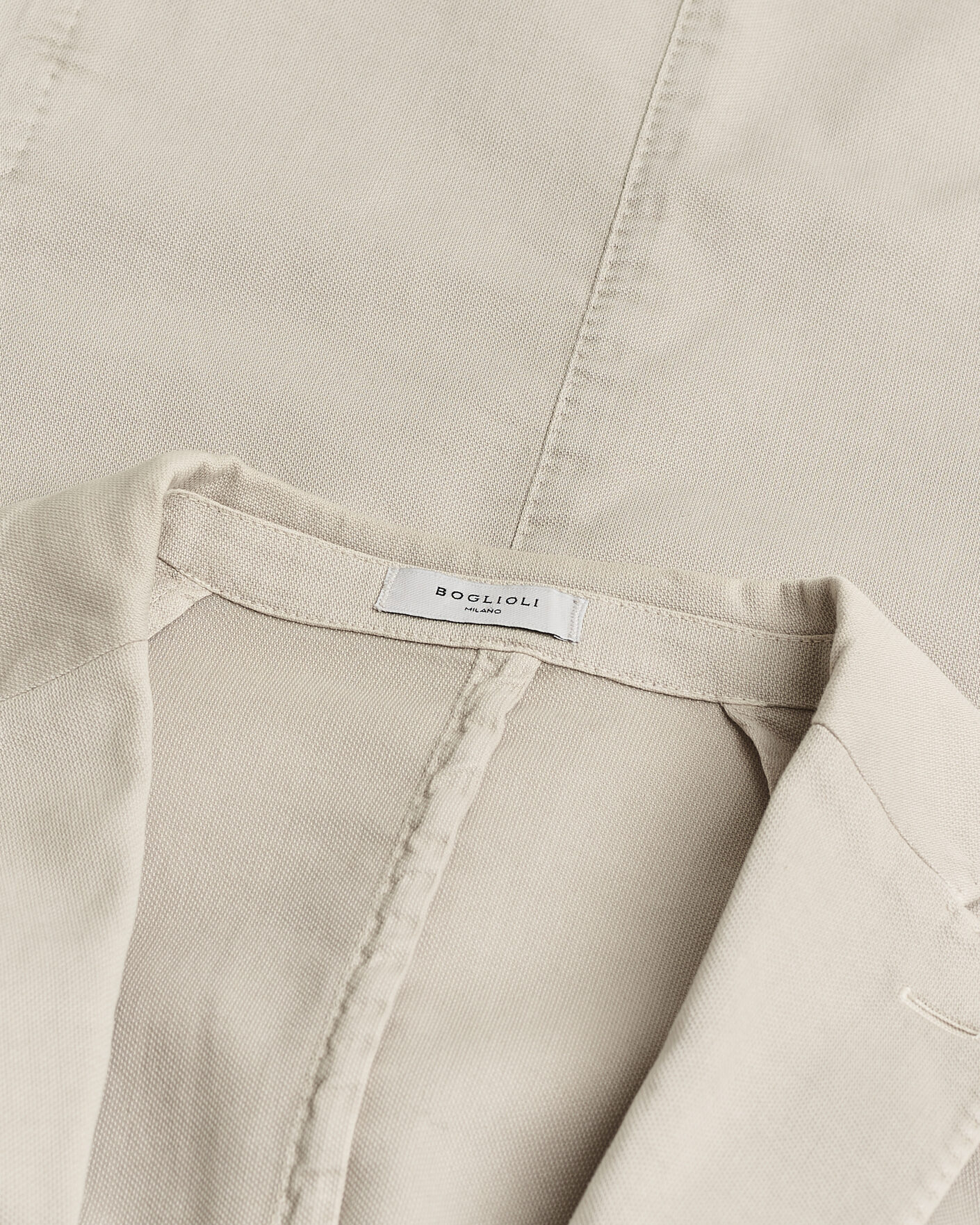 Heren | Pre-owned Blazers | Pre-owned | Boglioli K Jacket Cotton Stretch Blazer Light Beige 52