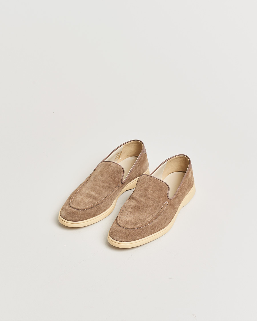 Heren | Pre-owned Schoenen | Pre-owned | CQP Debonair Suede Loafers Tabac 43