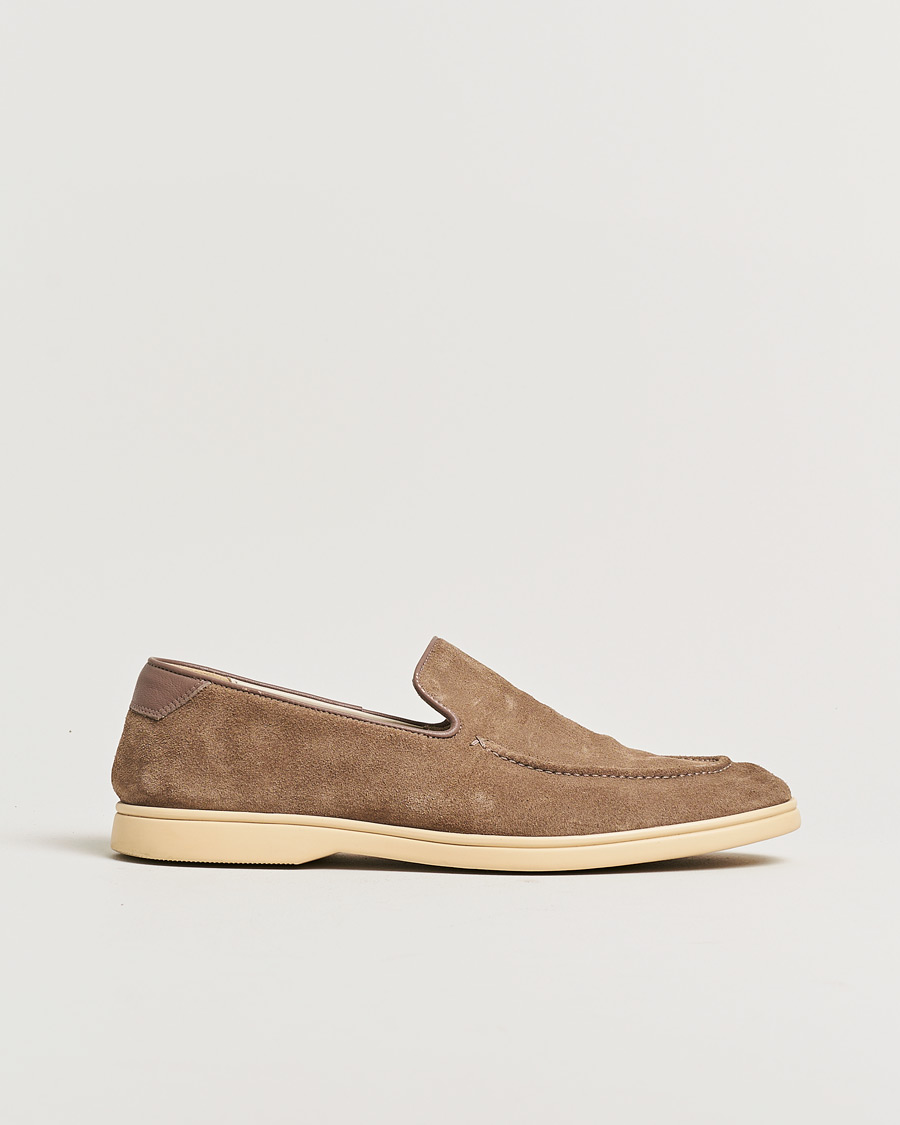 Heren | Pre-owned Schoenen | Pre-owned | CQP Debonair Suede Loafers Tabac 43