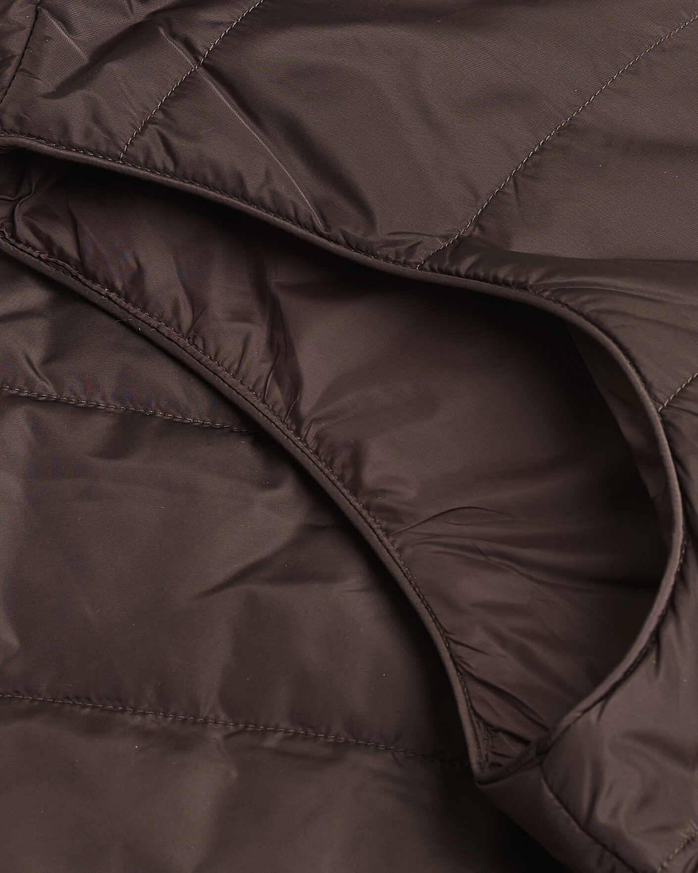 Heren | Pre-owned Jassen | Pre-owned | Stenströms Padded Nylon Vest Brown M