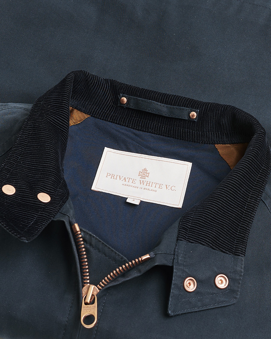 Heren | Pre-owned Jassen | Pre-owned | Private White V.C. Ventile Harrington Jacket 3.0 Midnight 4 - M