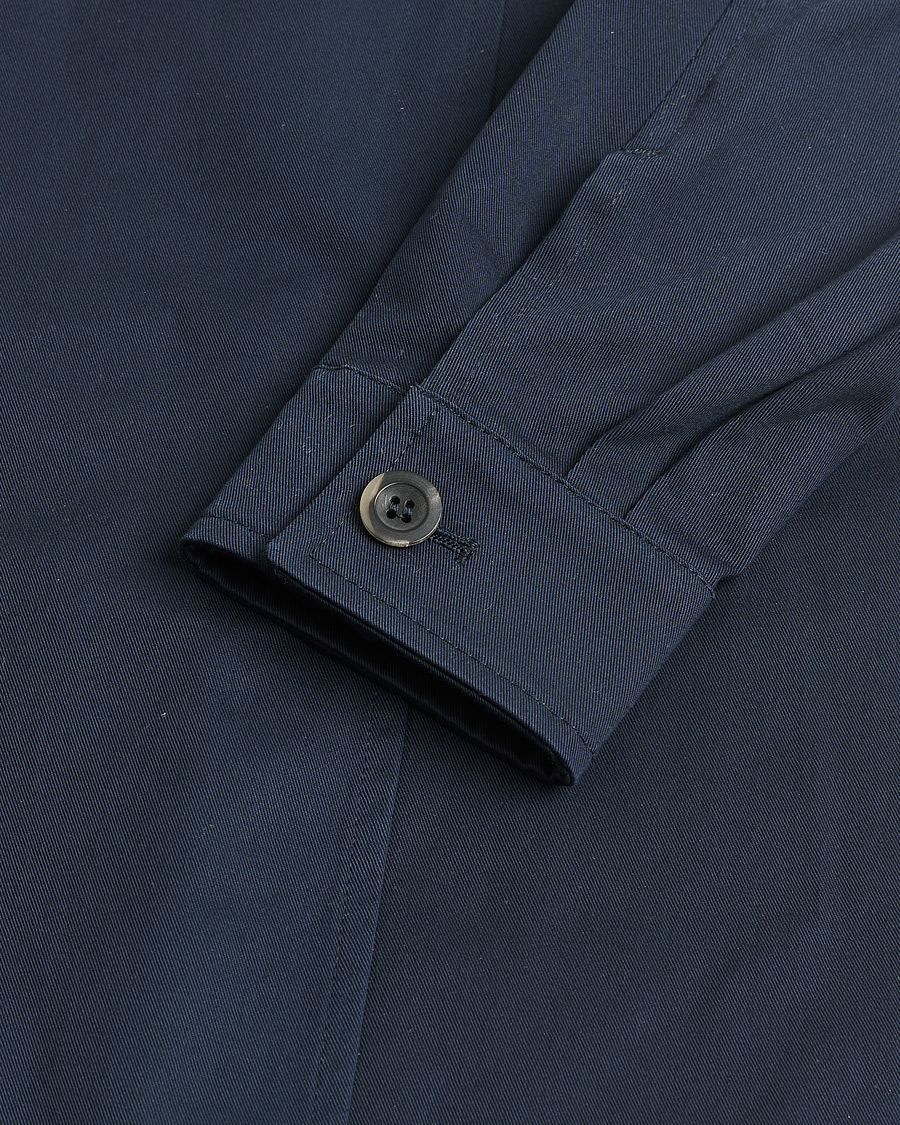 Heren | Pre-owned Overhemden | Pre-owned | Private White V.C. Cotton Overshirt Navy 2 - XS