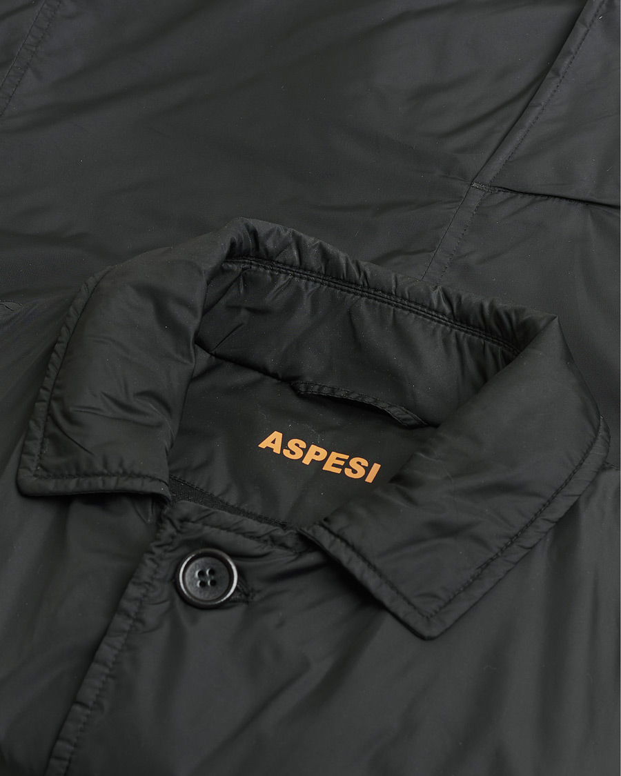 Heren | Pre-owned Jassen | Pre-owned | Aspesi Limone Winter Raincoat Black L