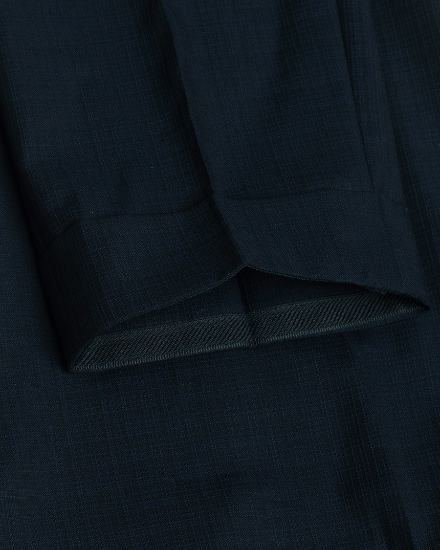 Heren | Blazers | Pre-owned | Gaiola Napoli Single Breasted Wool Suit Navy 50