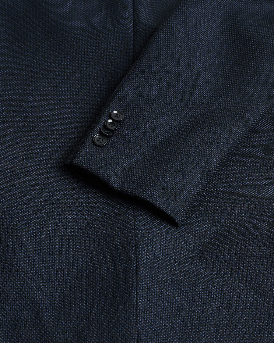 Heren | Pre-owned Blazers | Pre-owned | Ring Jacket Four Season Wool Balloon Blazer Navy 52