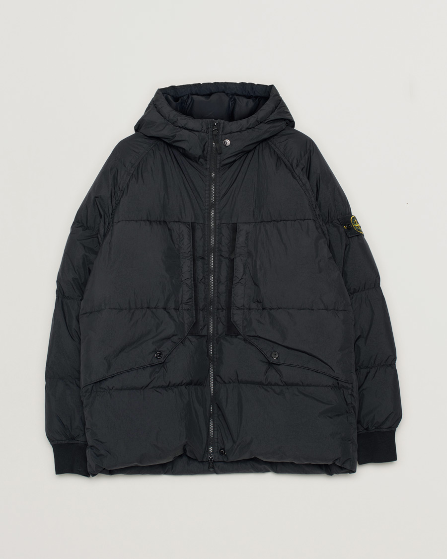 Heren | Jassen | Pre-owned | Stone Island Garment Dyed Recycled Nylon Down Jacket Black