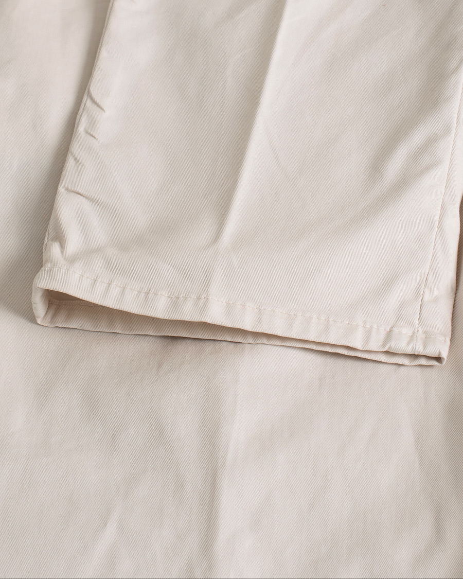 Heren | Broeken | Pre-owned | Brunello Cucinelli Slim Fit Pleated Trousers Off White