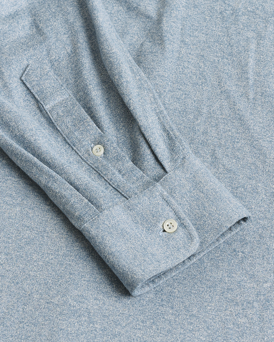 Heren | Pre-owned Overhemden | Pre-owned | Brunello Cucinelli Lightweight Jersey Shirt Light Blue L