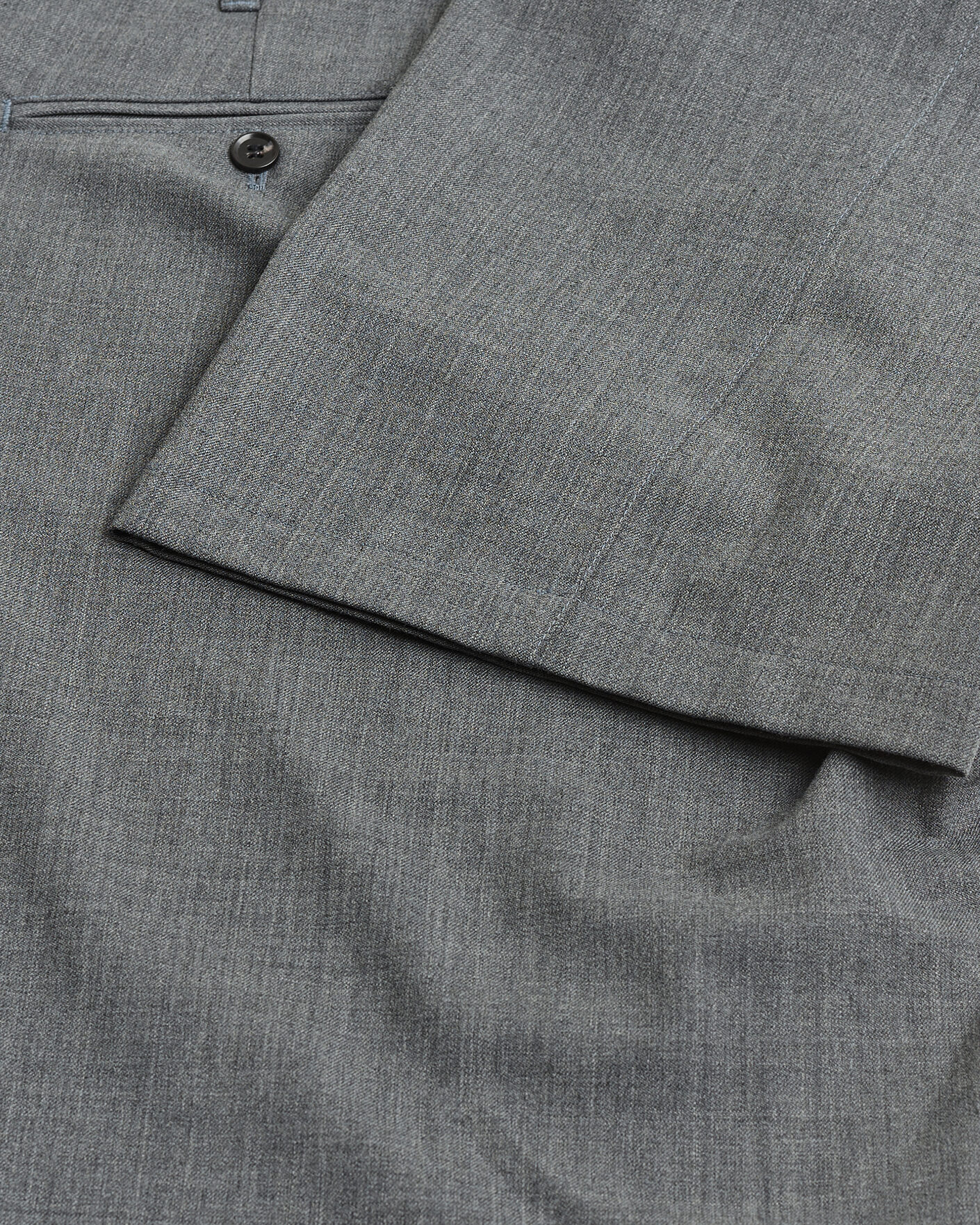 Heren | Pre-owned Broeken | Pre-owned | Sunflower Wide Twist Wool Trousers Grey Melange 48