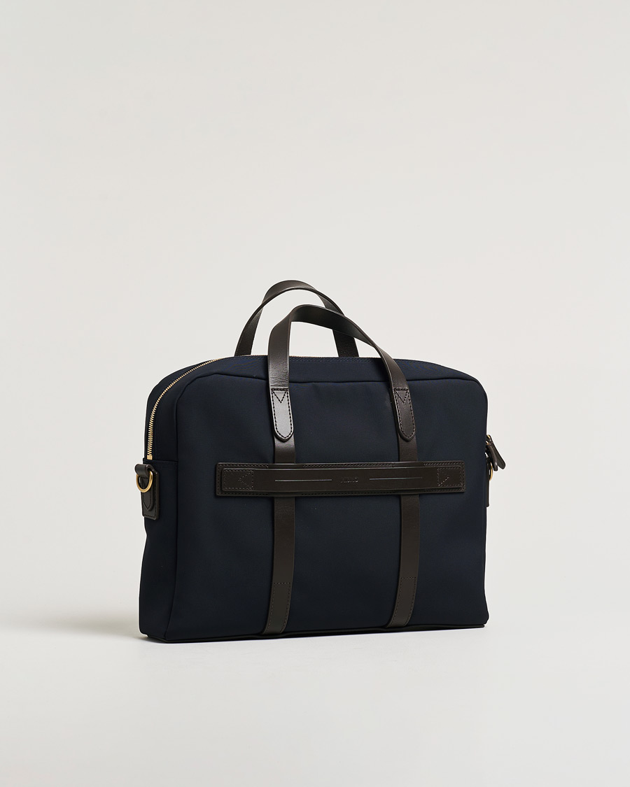 Heren | Pre-owned Accessoires | Pre-owned | Mismo M/S Aspire Briefcase Navy/Dark Brown