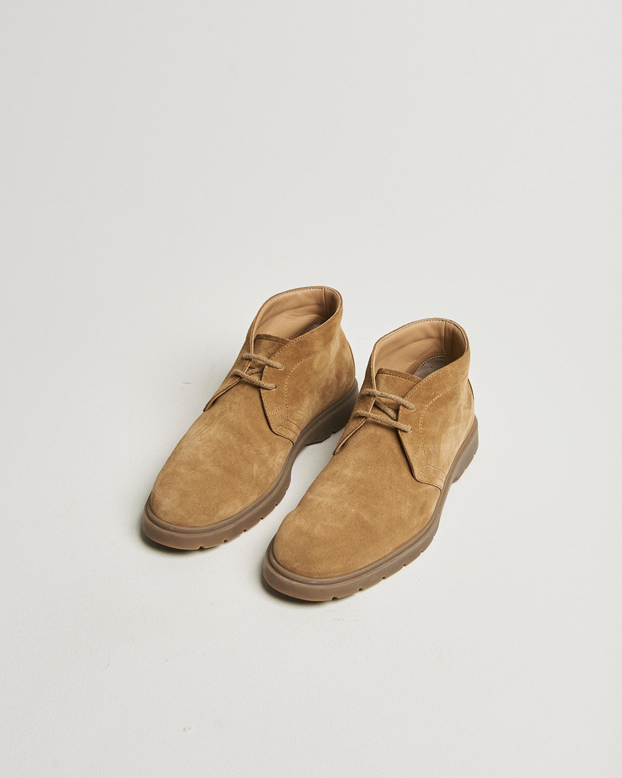 Heren | Laarzen | Pre-owned | Tod's Polacchino Chukka Boots Brown Suede
