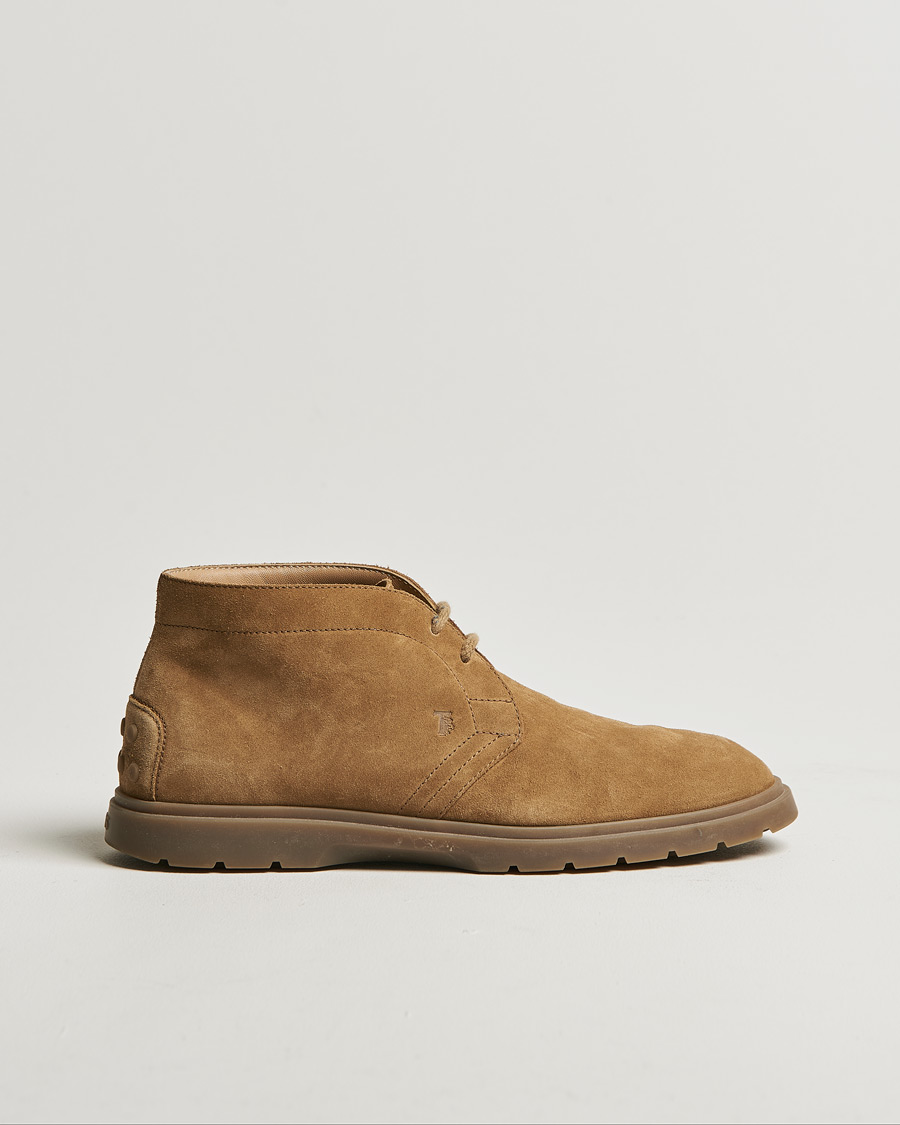 Heren | Laarzen | Pre-owned | Tod's Polacchino Chukka Boots Brown Suede