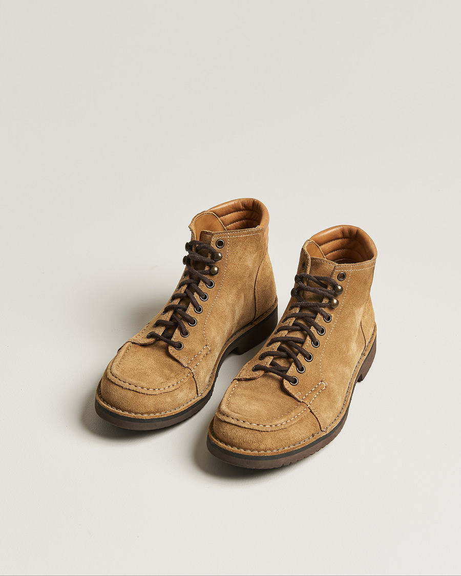 Heren | Fracap Otto Boot Camel Suede | Pre-owned | Fracap Otto Boot Camel Suede