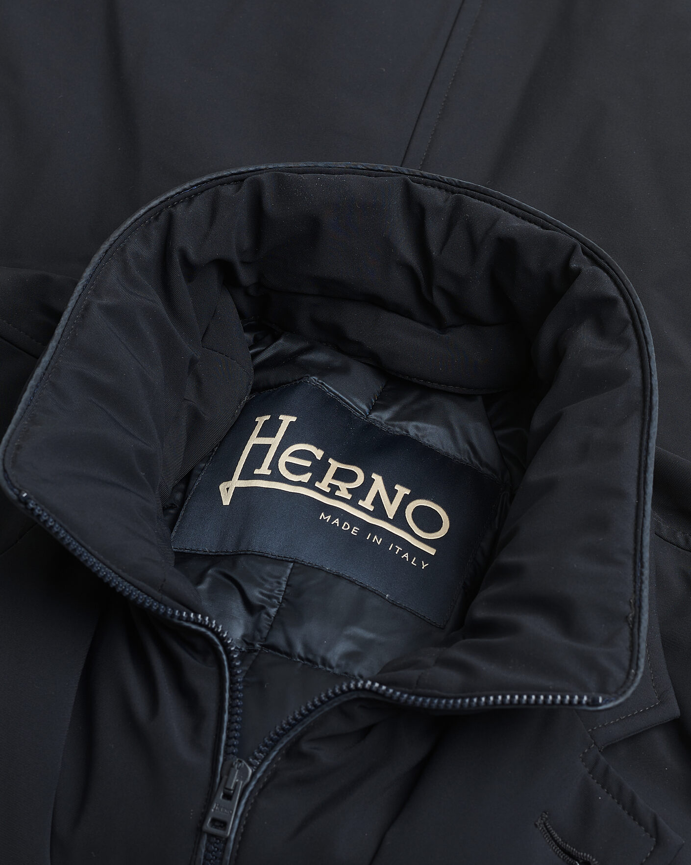 Heren | Pre-owned Jassen | Pre-owned | Herno Nylon City Blazer Navy 50