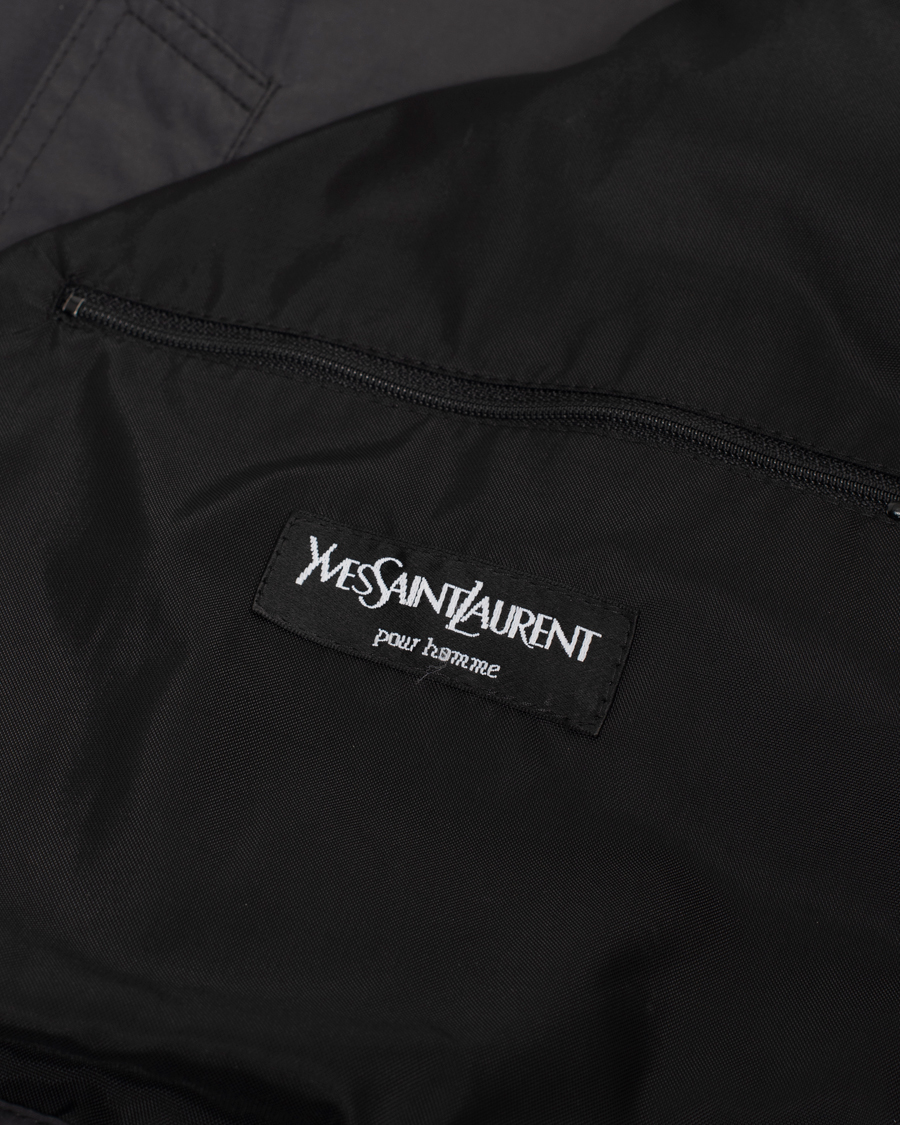 Heren | Jassen | Pre-owned | Yves Saint Laurent Cotton/Nylon Coat Black 48