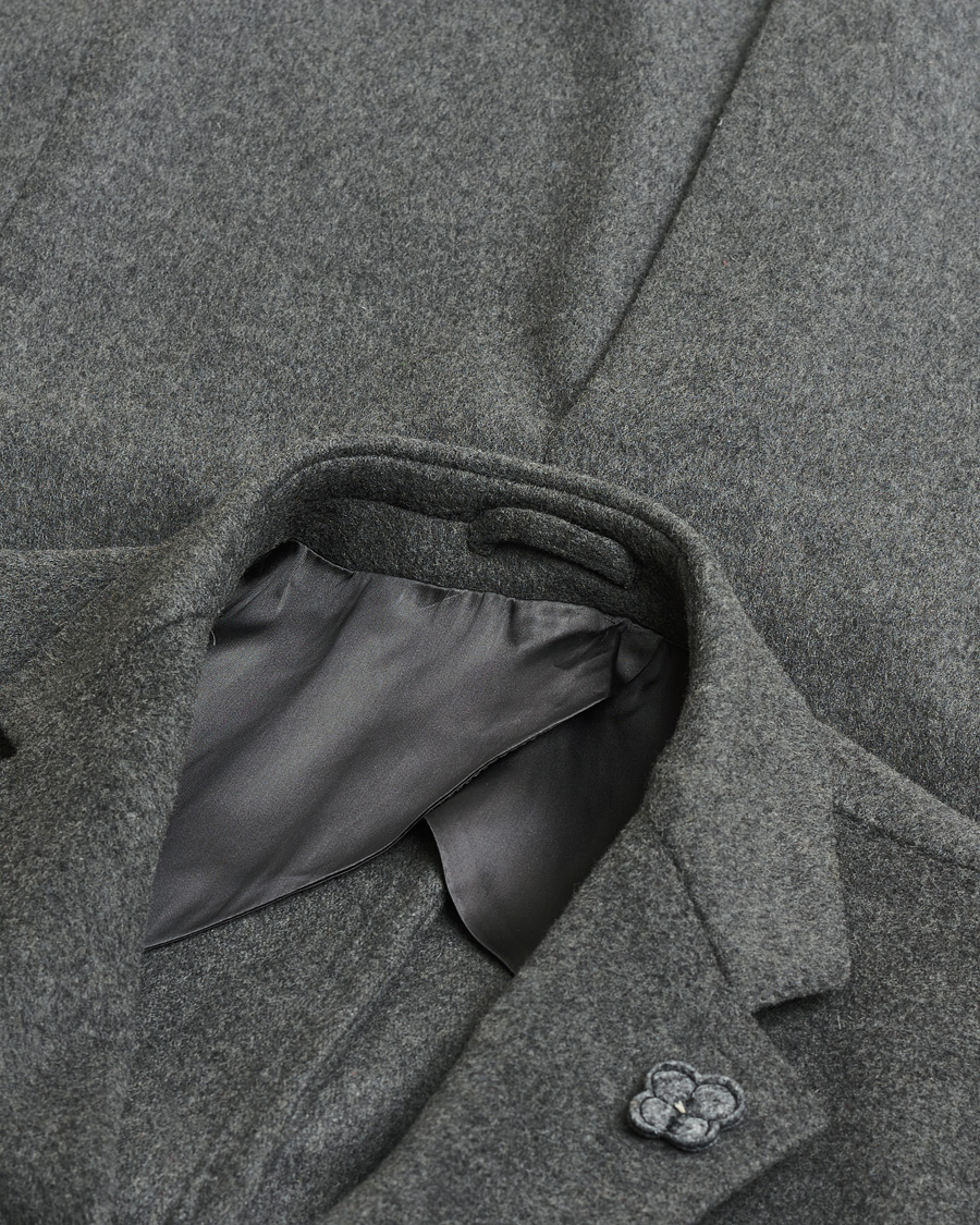 Heren | Pre-owned Jassen | Pre-owned | Lardini Wool Coat Grey 56