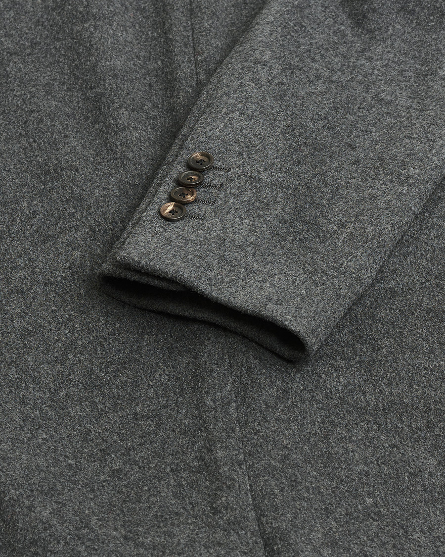 Heren | Pre-owned Jassen | Pre-owned | Lardini Wool Coat Grey 56
