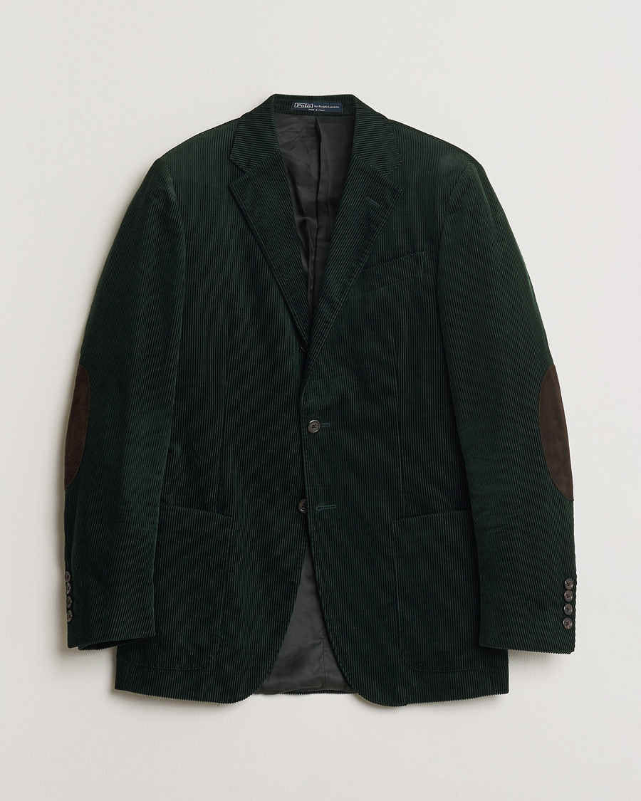Heren | Pre-owned Blazers | Pre-owned | Polo Ralph Lauren Corduroy Green Blazer 48
