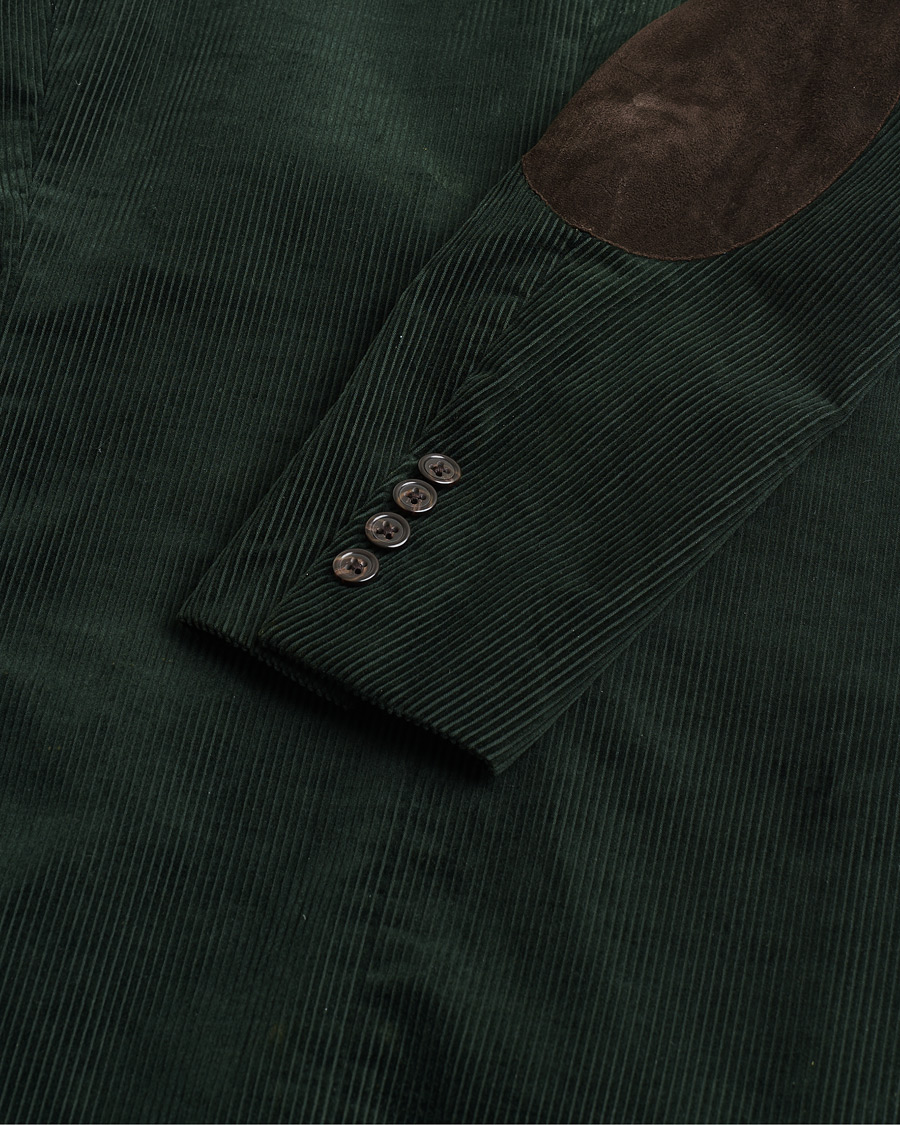Heren | Pre-owned Blazers | Pre-owned | Polo Ralph Lauren Corduroy Green Blazer 48