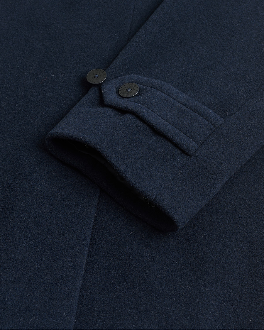 Heren | Pre-owned Jassen | Pre-owned | Polo Ralph Lauren Wool Peacoat Navy M