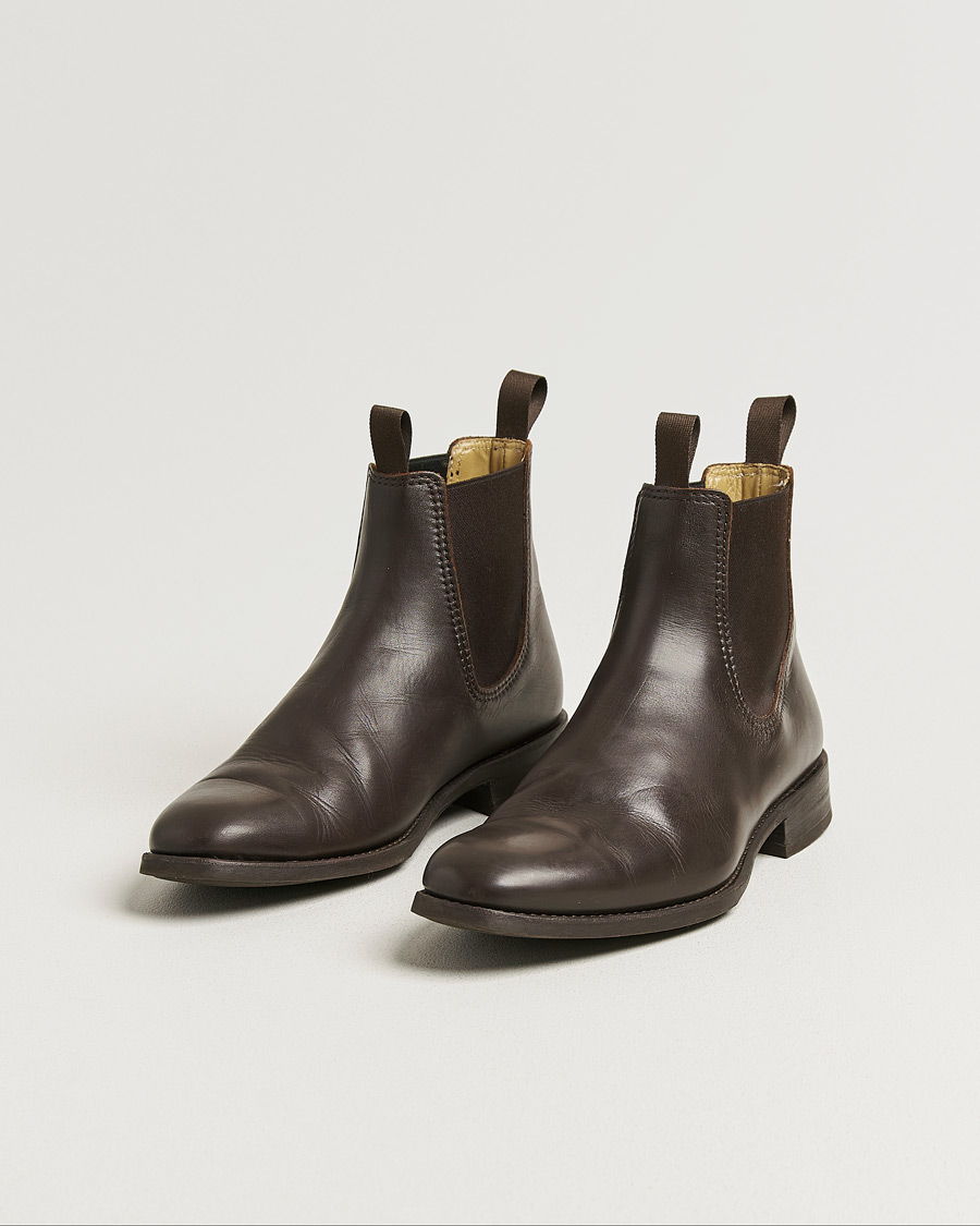 Heren | Pre-owned Goodyear genaaide schoenen | Pre-owned | Myrqvist Granhult Chelsea Boot Brown Calf UK9 - EU43