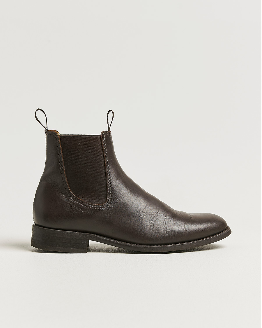 Heren | Pre-owned Goodyear genaaide schoenen | Pre-owned | Myrqvist Granhult Chelsea Boot Brown Calf UK9 - EU43