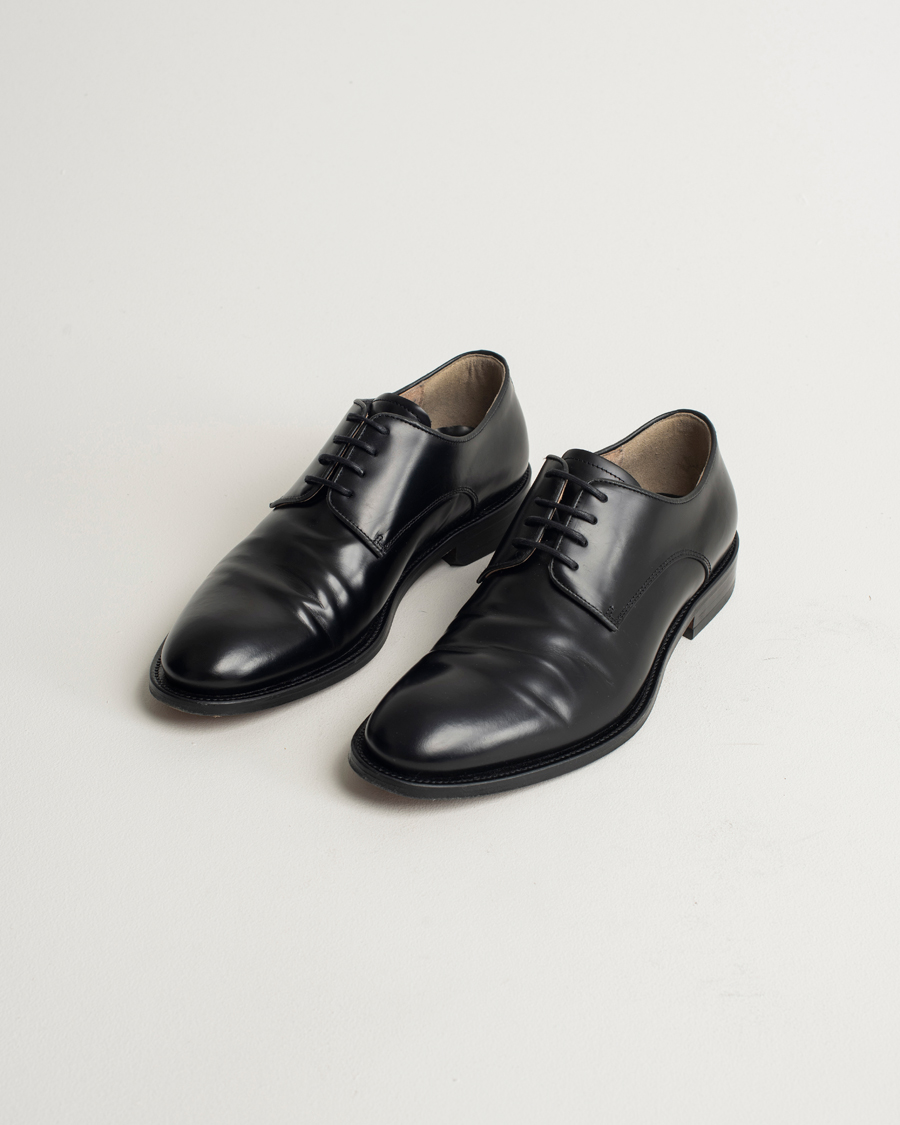 Heren | Filippa K Derby Shoes Black Calf 41 | Pre-owned | Filippa K Derby Shoes Black Calf 41