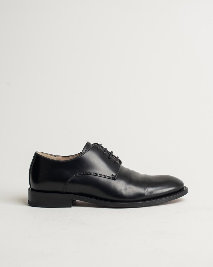 Heren | Filippa K Derby Shoes Black Calf 41 | Pre-owned | Filippa K Derby Shoes Black Calf 41