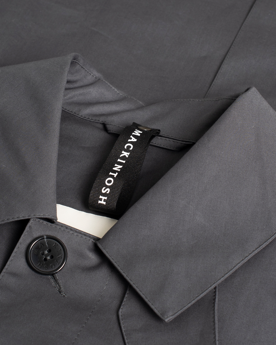 Heren | Mackintosh Cambridge Car Coat Cool Grey | Pre-owned | Mackintosh Cambridge Car Coat Cool Grey