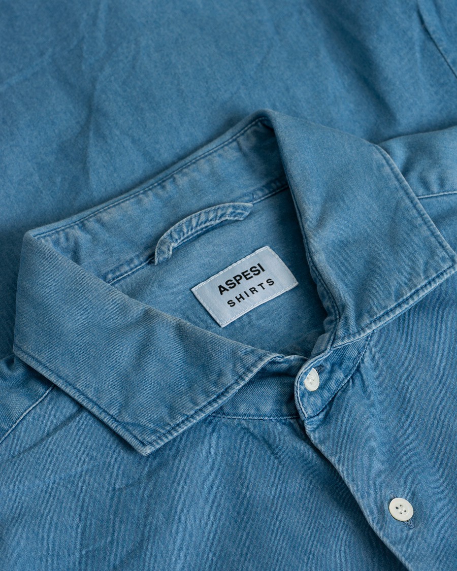 Heren | Overhemden | Pre-owned | Aspesi Casual Denim Shirt Indigo 42 - L