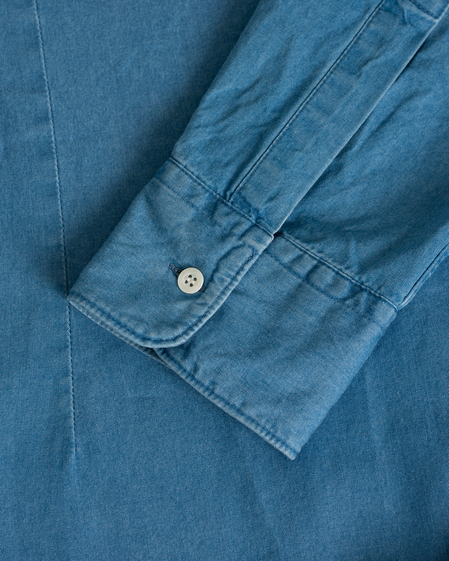 Heren | Overhemden | Pre-owned | Aspesi Casual Denim Shirt Indigo 42 - L