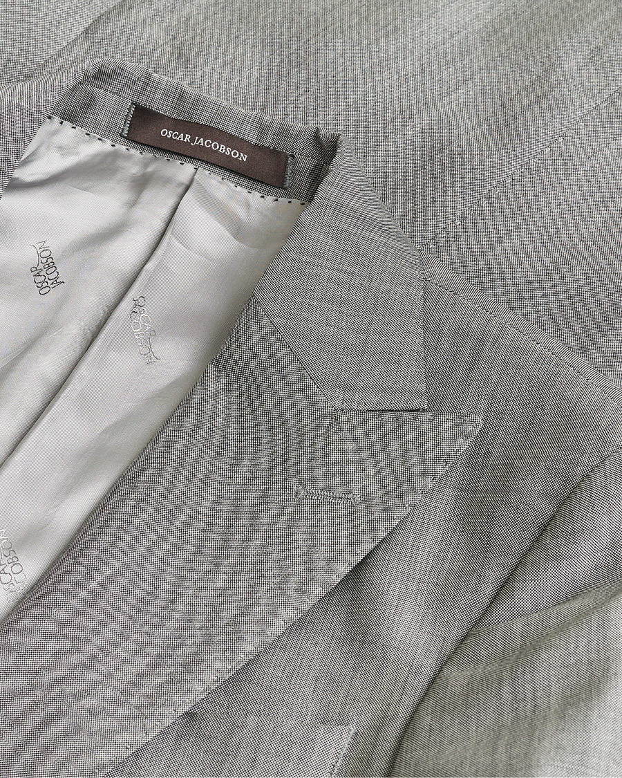 Heren | Oscar Jacobson Elmer Suit Grey Melange 48 | Pre-owned | Oscar Jacobson Elmer Suit Grey Melange 48