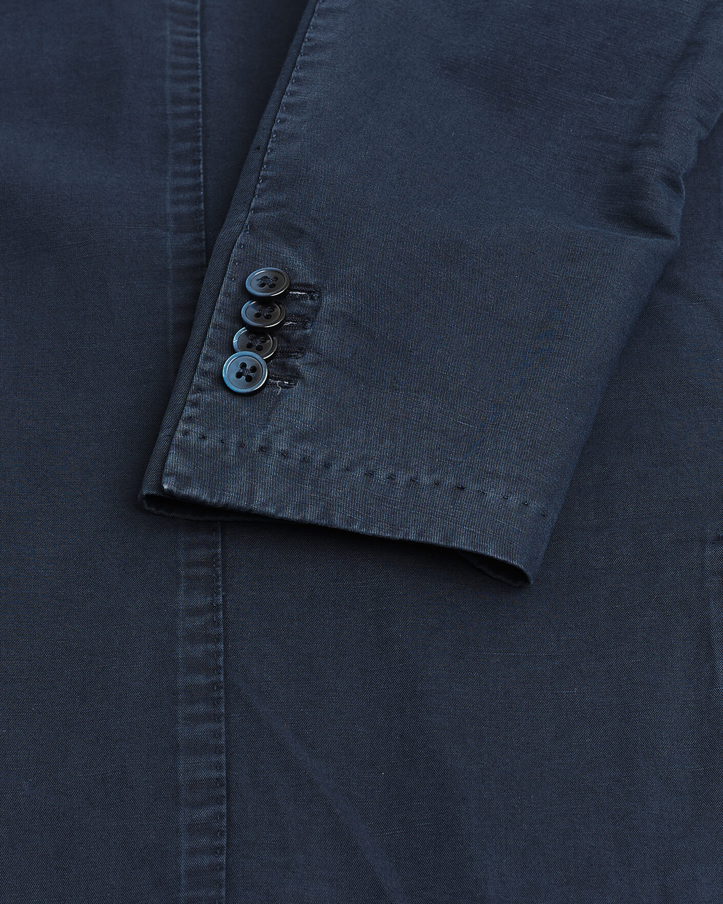 Heren | Pre-owned Blazers | Pre-owned | L.B.M. 1911 Jack Regular Fit Cotton & Linen Blazer Navy 52