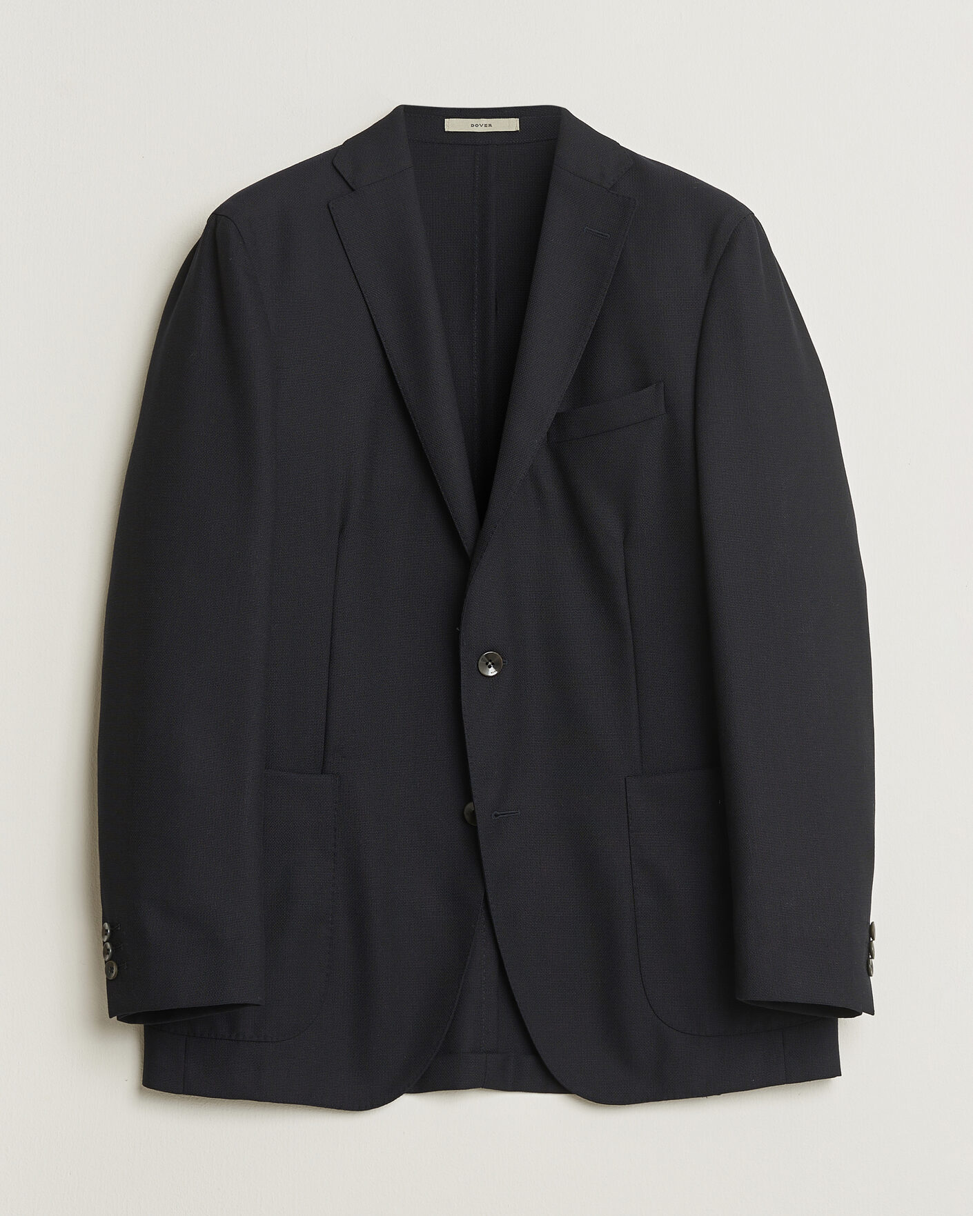 Heren | Pre-owned Blazers | Pre-owned | Boglioli Dover Wool Hopsack Blazer Black 52