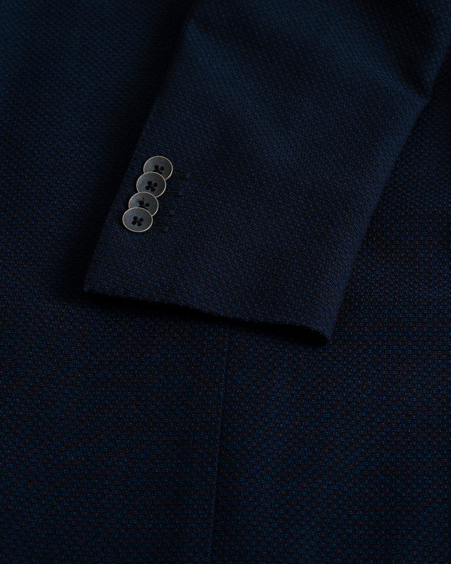 Heren | Blazers | Pre-owned | Tagliatore Virgin Wool Blazer Navy 46