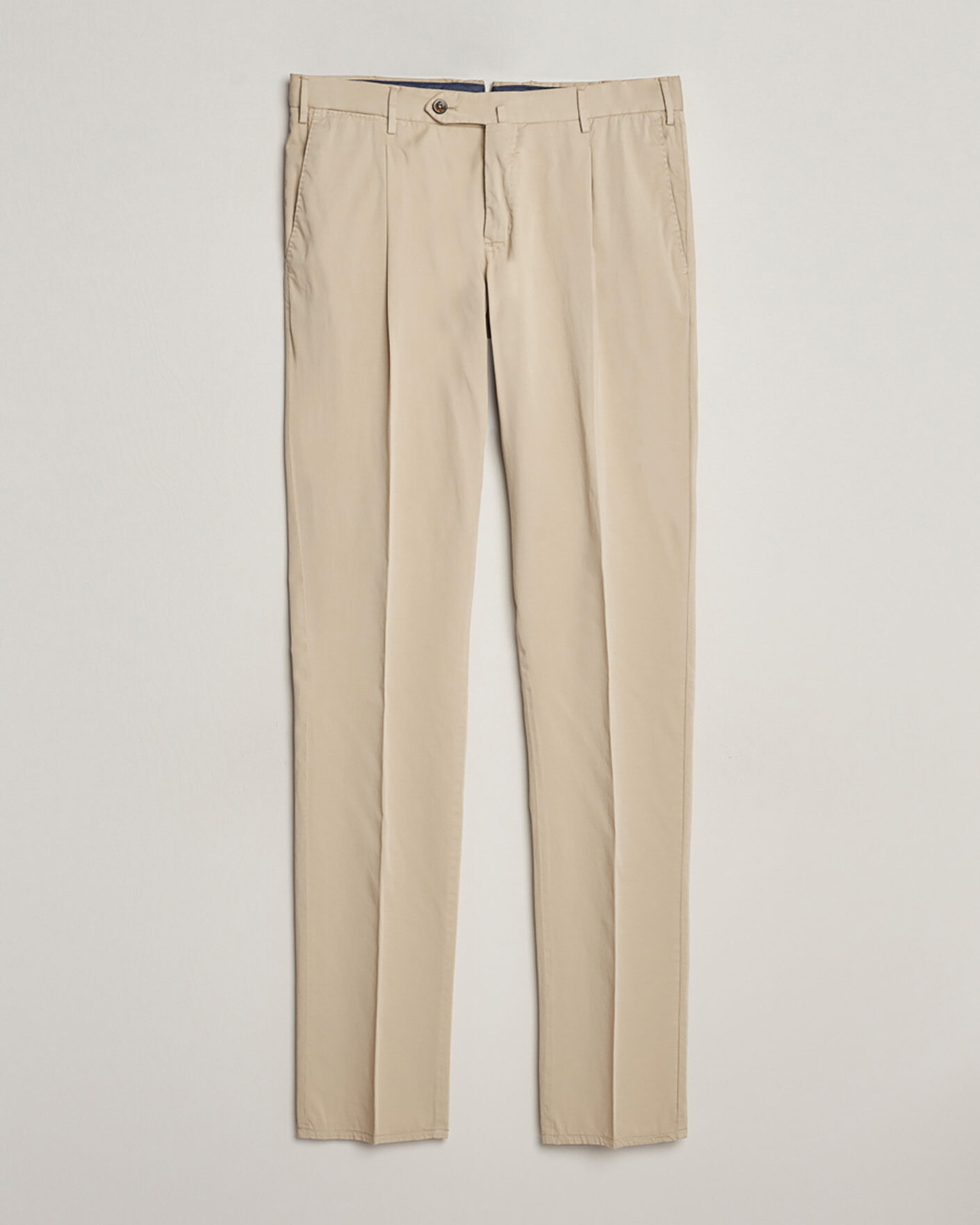 Heren | Pre-owned Broeken | Pre-owned | PT01 Slim Fit Garment Dyed Stretch Chinos Beige 50