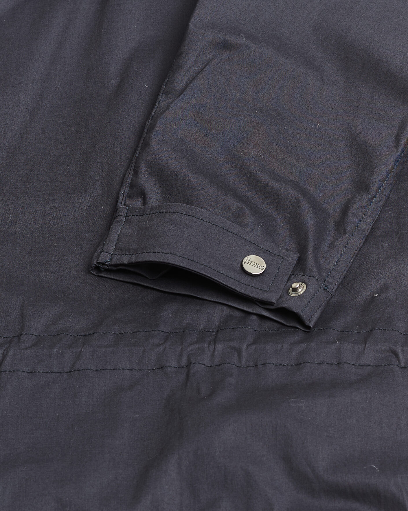Heren | Pre-owned Jassen | Pre-owned | Herno Lightwieght Cotton Field Jacket Navy 50