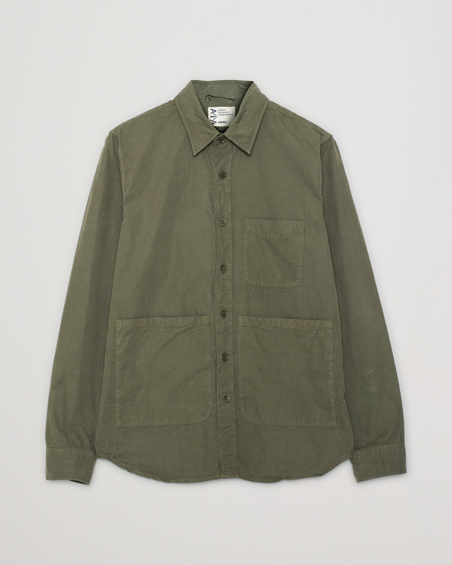Heren | Jassen | Pre-owned | Aspesi Utility Shirt Jacket Military