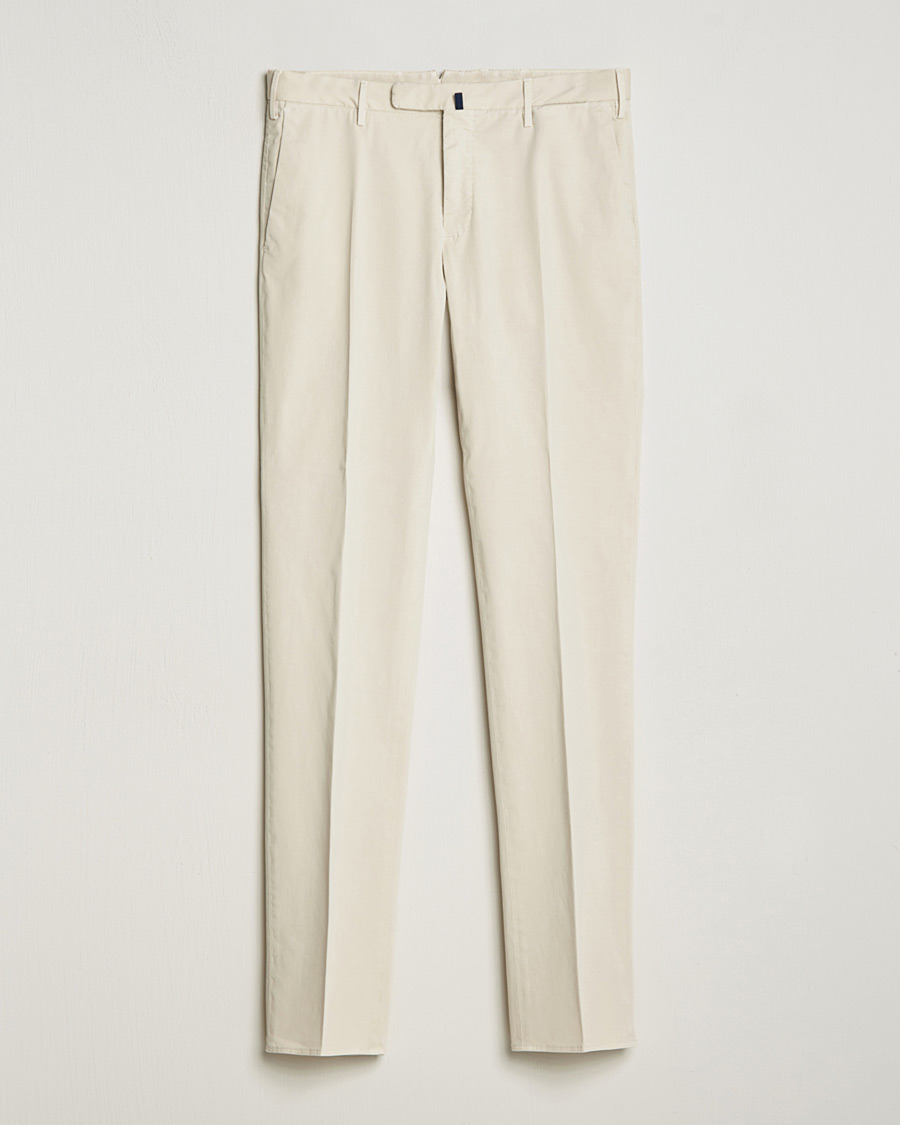 Heren | Pre-owned Broeken | Pre-owned | Incotex Slim Fit Comfort Chinos Off White 48