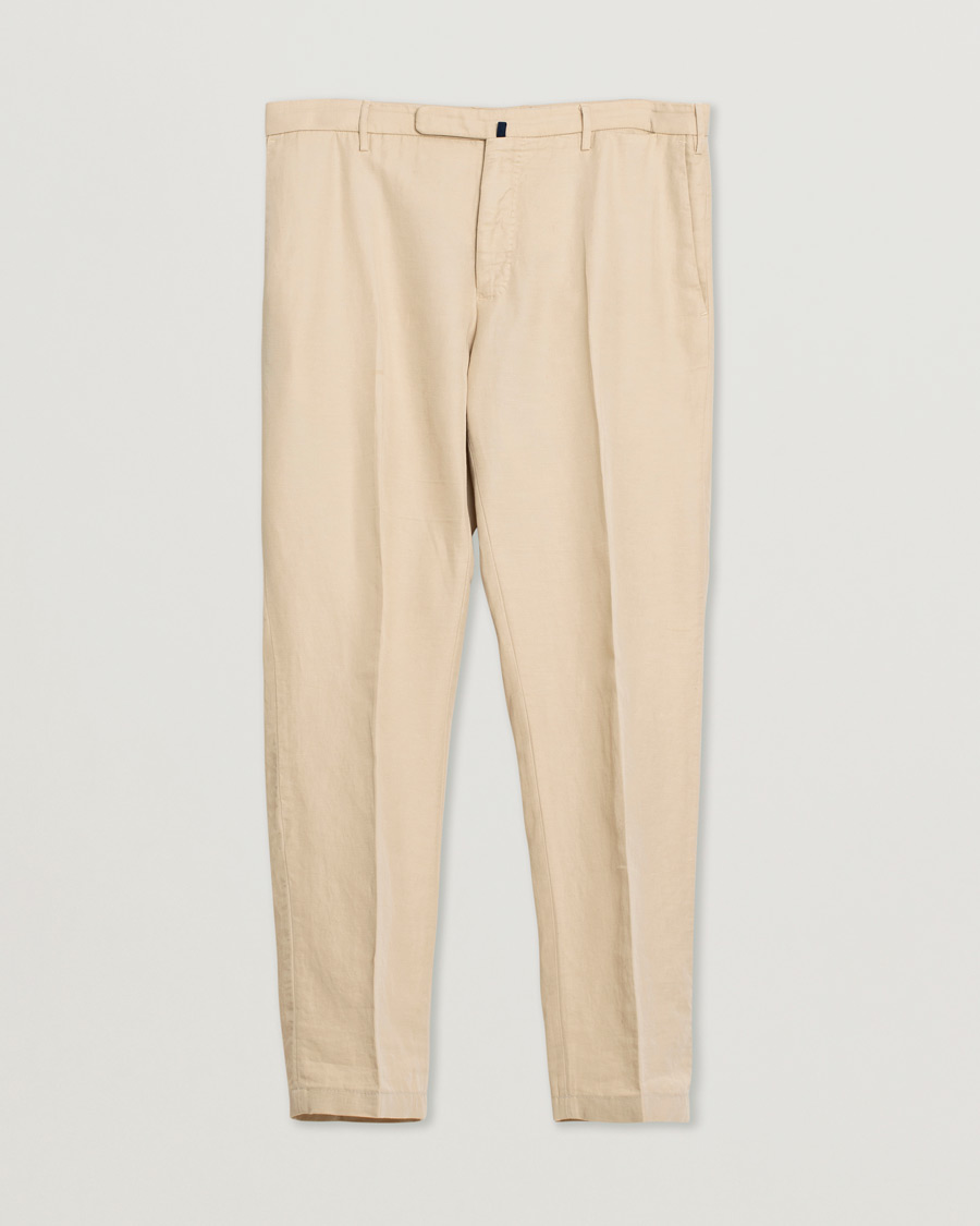 Heren | Broeken | Pre-owned | Incotex Slim Fit Chinolino Trousers Light Beige