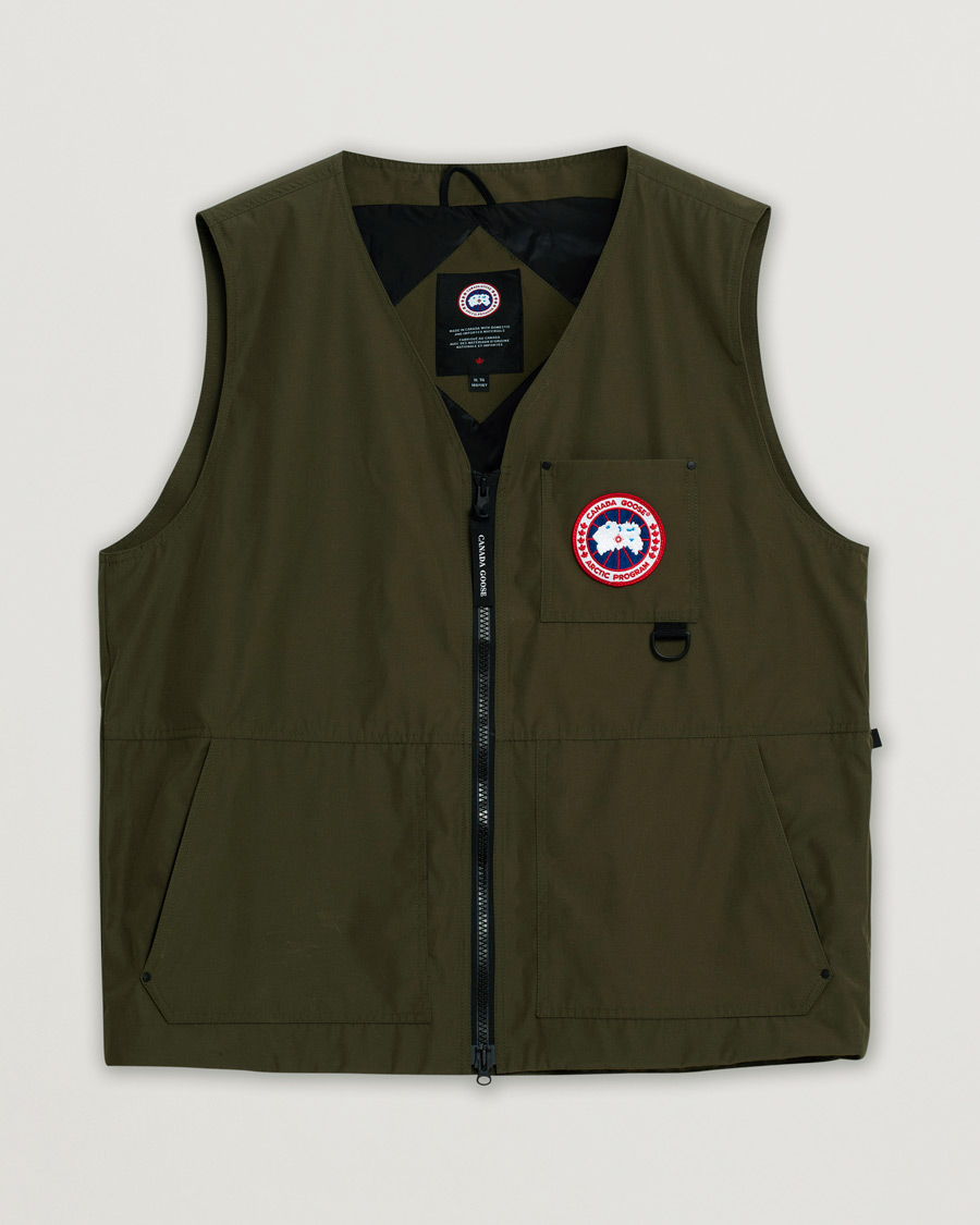 Heren | Pre-owned Jassen | Pre-owned | Canada Goose Canmore Vest Military Green
